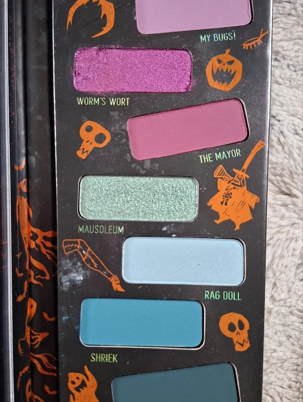 Halloween Town Eyeshadow Palette - Melt Cosmetics Nightmare Before Christmas